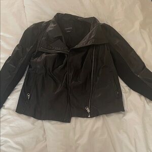 Trouve Black Leather Jacket